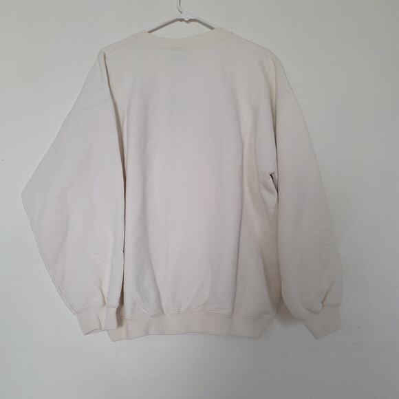 Vintage Bloomsburg University Grandma Sweatshirt Women XL Embroidered Floral 90s - Picture 5 of 9